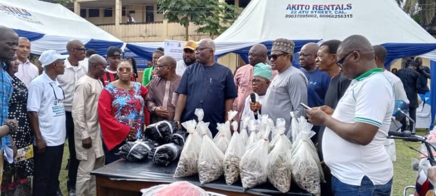 C'River Agric Commissioner Flags Off Distribution Of 3.5m Sprouted  Oil Palm Nut's To Farmers. ... Shares 77  MotorCycles To LG Agric Extension Officers