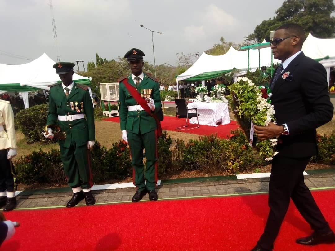 2025 ARMED FORCES REMEMBRANCE: Odey, Others Lay Wreaths at Unknown Soldiers Tomb