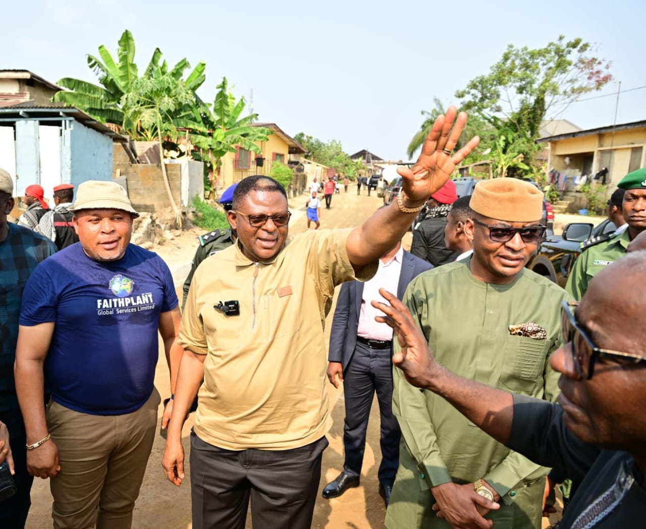 Governor Otu Inspects Ongoing Road Projects in Calabar, Commends Progress