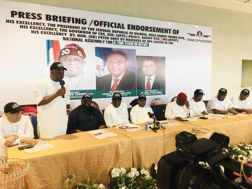 C’ River APC National Assembly Caucus Endorse Gov. Otu, President Tinubu For Second Term