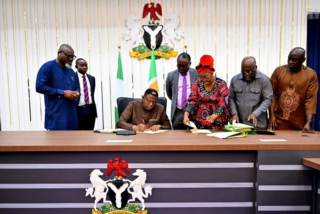 Gov. Otu Signs Water Law, 8 others into Effect, Enhancing Access to WASH Services in Cross River