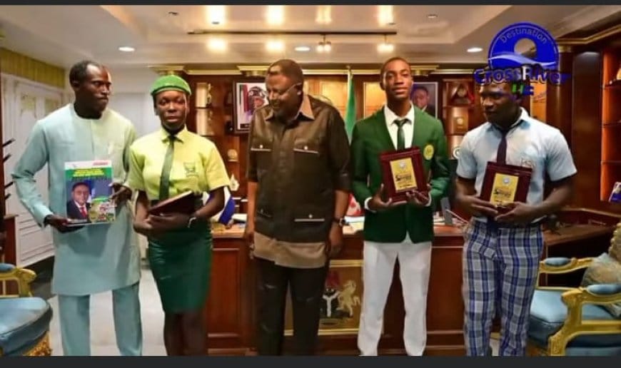 STUDENT FROM OBUDU WINS GOVERNOR OTU'S ESSAY COMPETITION ON LOCAL CONTENT DEVELOPMENT