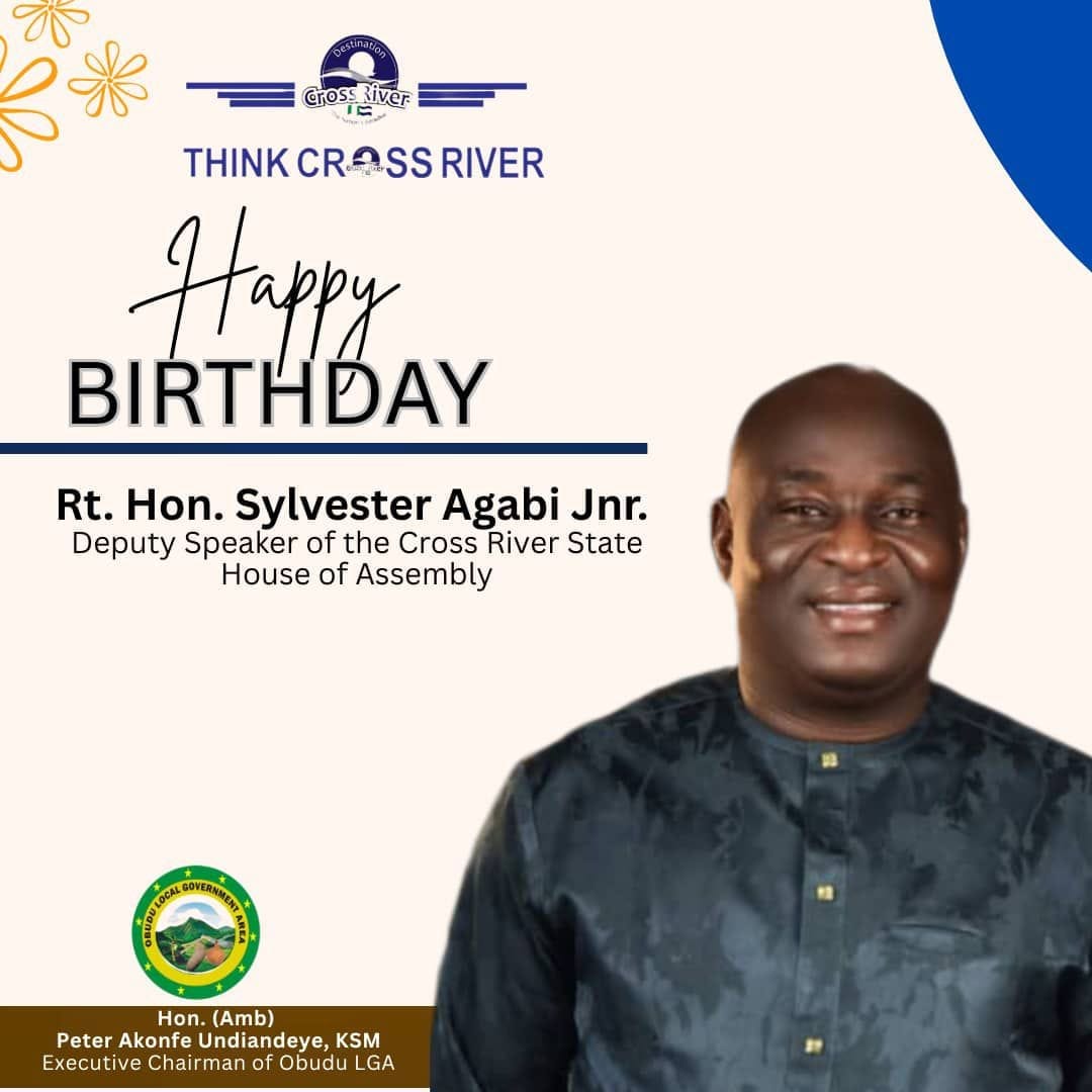 PRESS RELEASE Obudu Council Chairman Celebrates Deputy Speaker Rt. Hon. Sylvester Agabi Jnr.