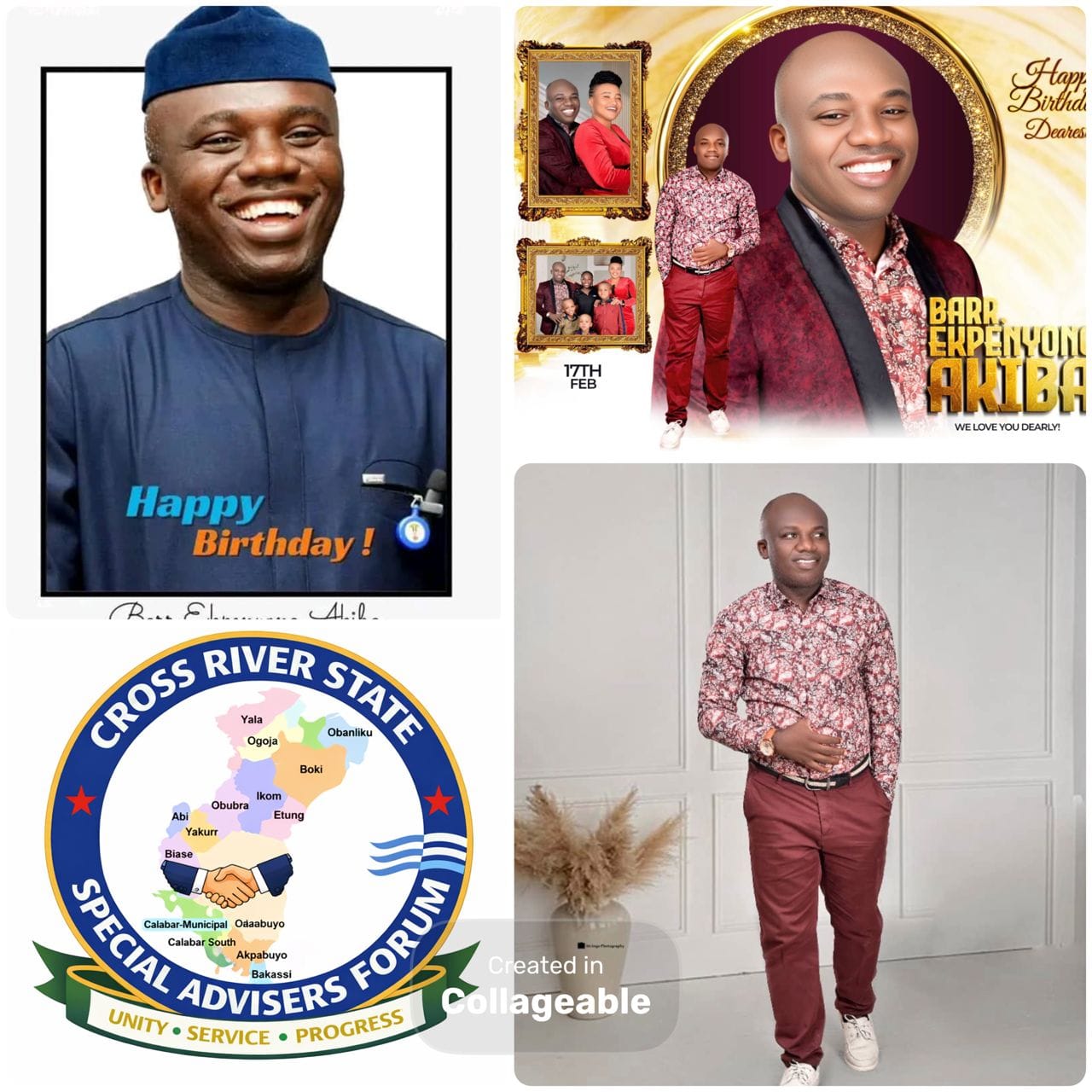 Special Advisers Celebrate Akiba, Laud His Loyalty, Dedication to Otu’s Administration