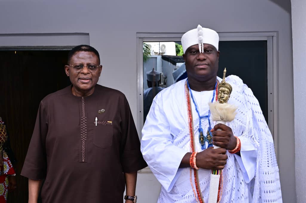 Gov. Otu Hosts Katsina Counterpart, Ooni of Ife in Abuja for High-Level Talks