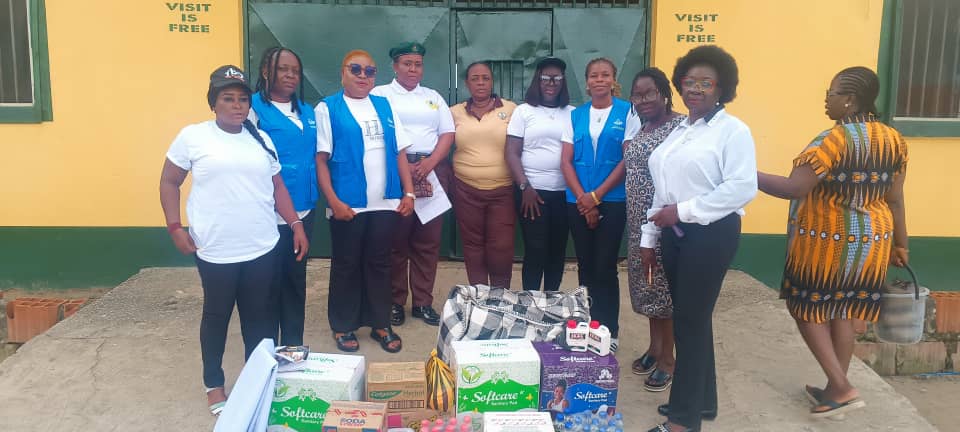 FEMinWASH Marks World Mental Hygiene Day with Hygiene Outreach, Donations at Calabar Correctional Centre