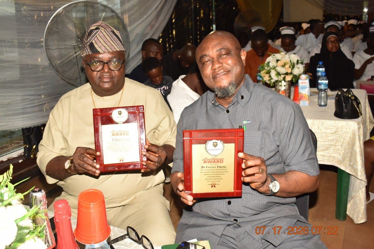 C’River Info Commissioner, Health Insurance DG Honoured at Nigeria Nursing Students Olympiad 2026