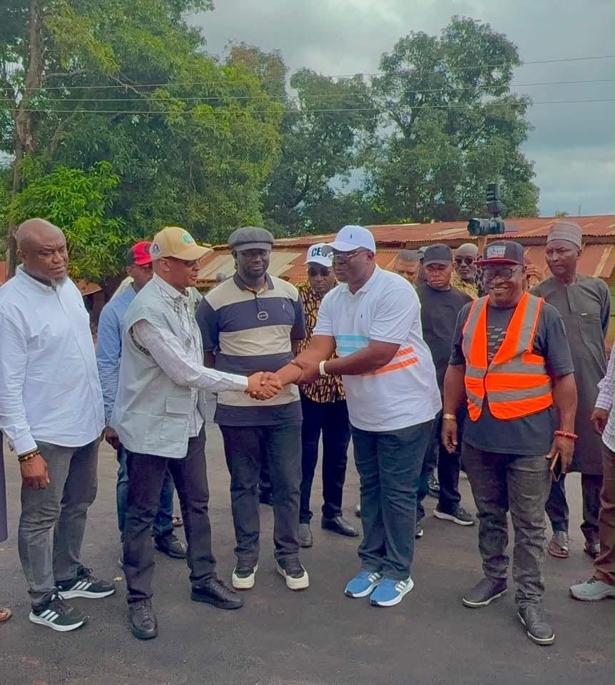 Gov. Otu Inspects Road Projects in Ogoja, Commends Contractor