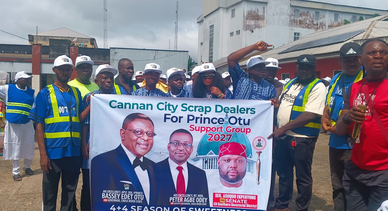 Scrap Metal Dealers Endorse Gov. Otu for Second Term, Laud Peace and Devt.