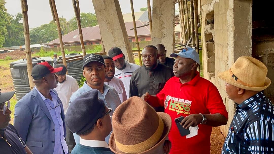 Odey Inspects Ikom General Hospital Project, Reaffirms Commitment to Improved Healthcare Delivery