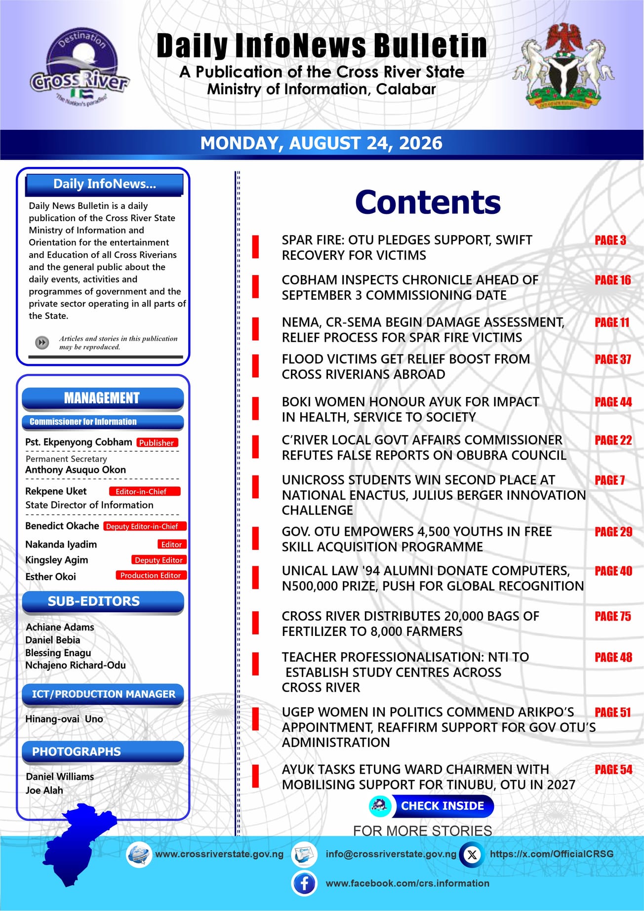 Cross River State Verified News Plug
