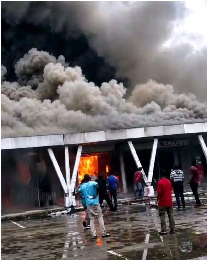 Fire Outbreak Hits SPAR Calabar Mall