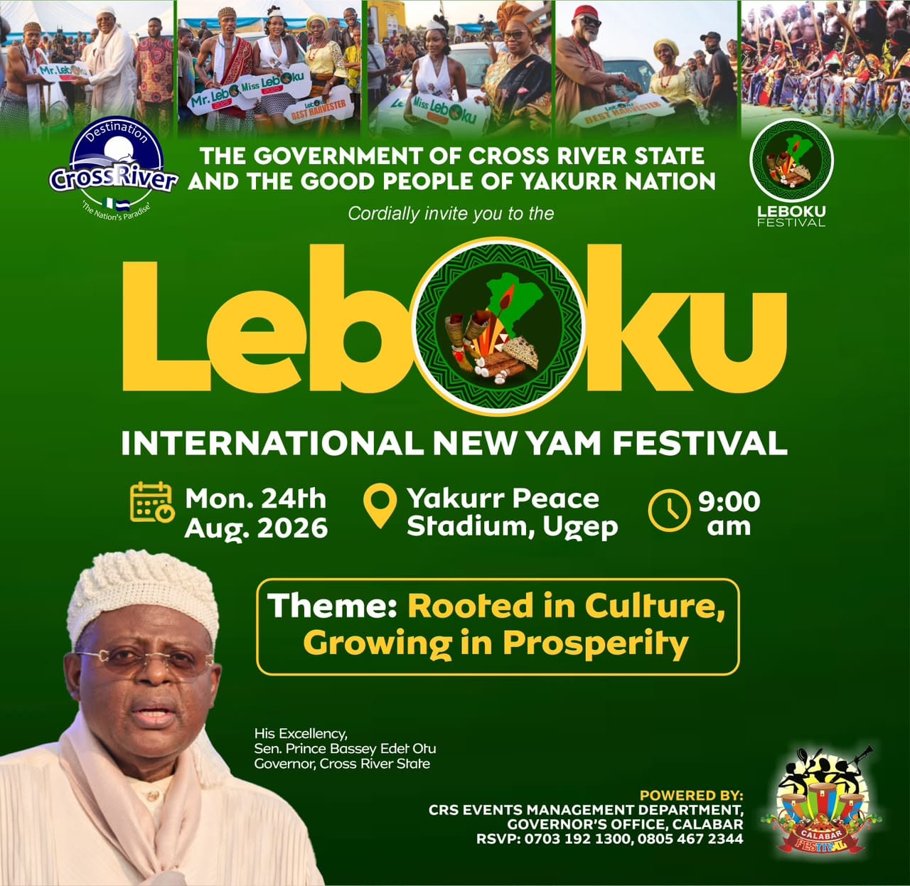 LEBOKU INTERNATIONAL NEW YAM FESTIVAL 2026.