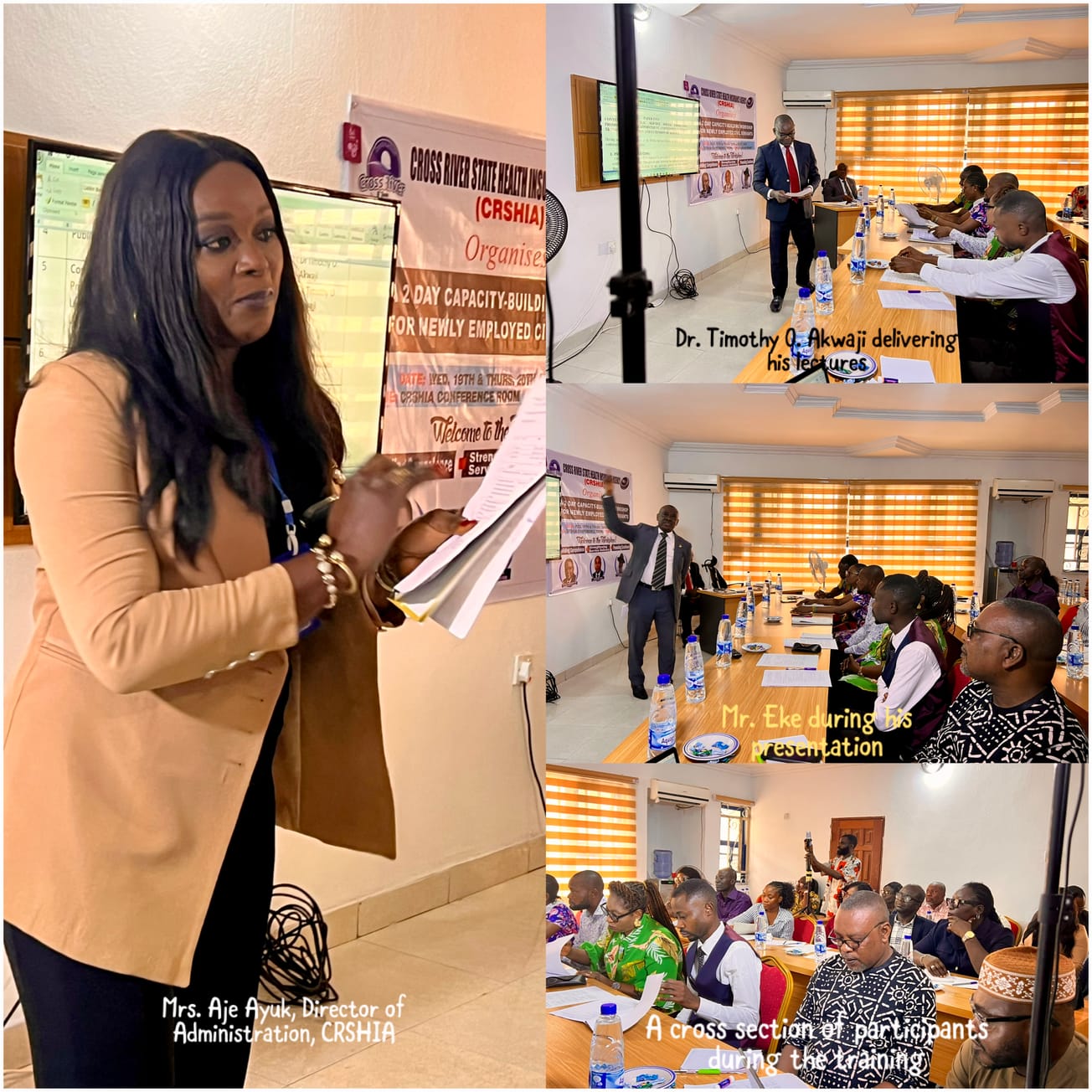 CRSHIA Trains Newly Employed Staff on Civil Service Rules, Ethics