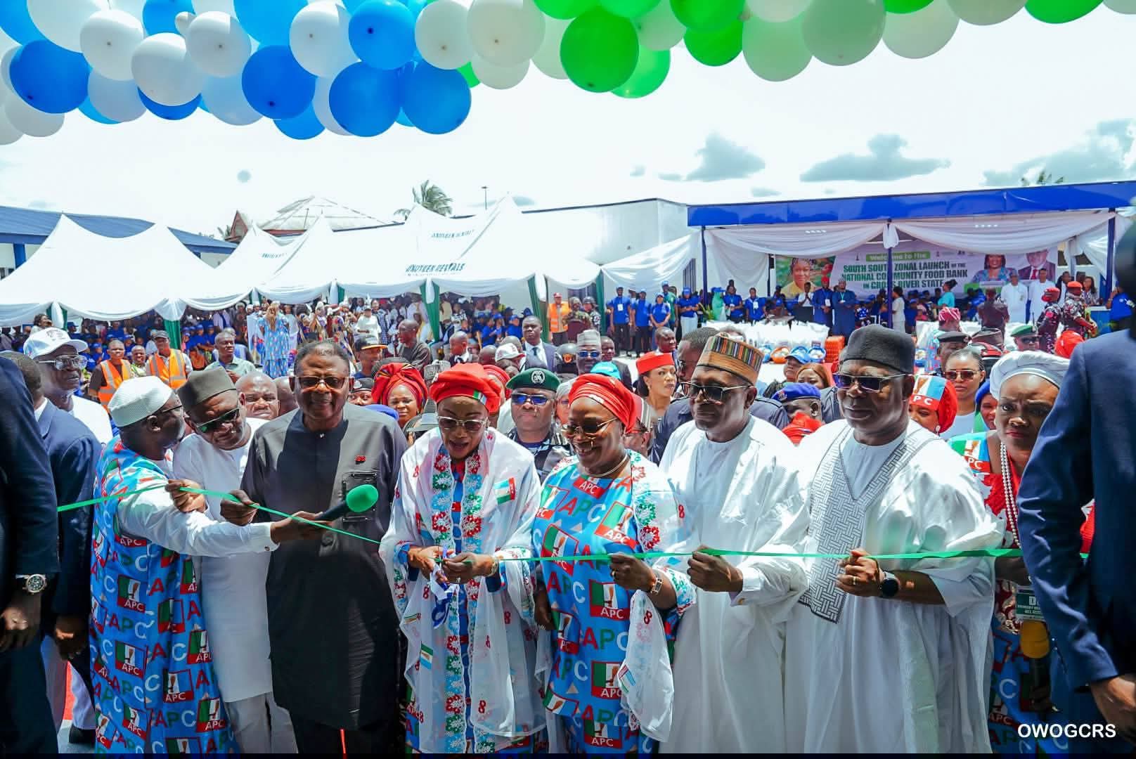 Tinubu Doles Out ₦515M Palliative for Cross River SPAR Fire Disaster Victims, Inaugurates Foodbank