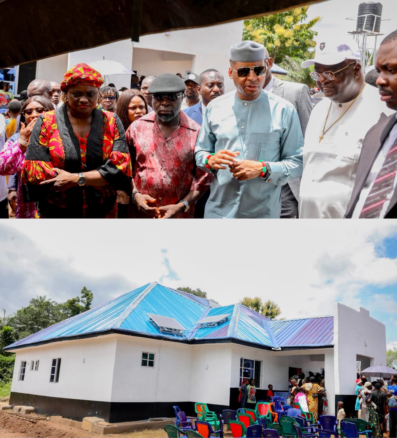 Gov. Otu Commissions Egbe-Mbube Health Centre, Odey Adopts 1,000 Mbube Indigenes for Health Insurance