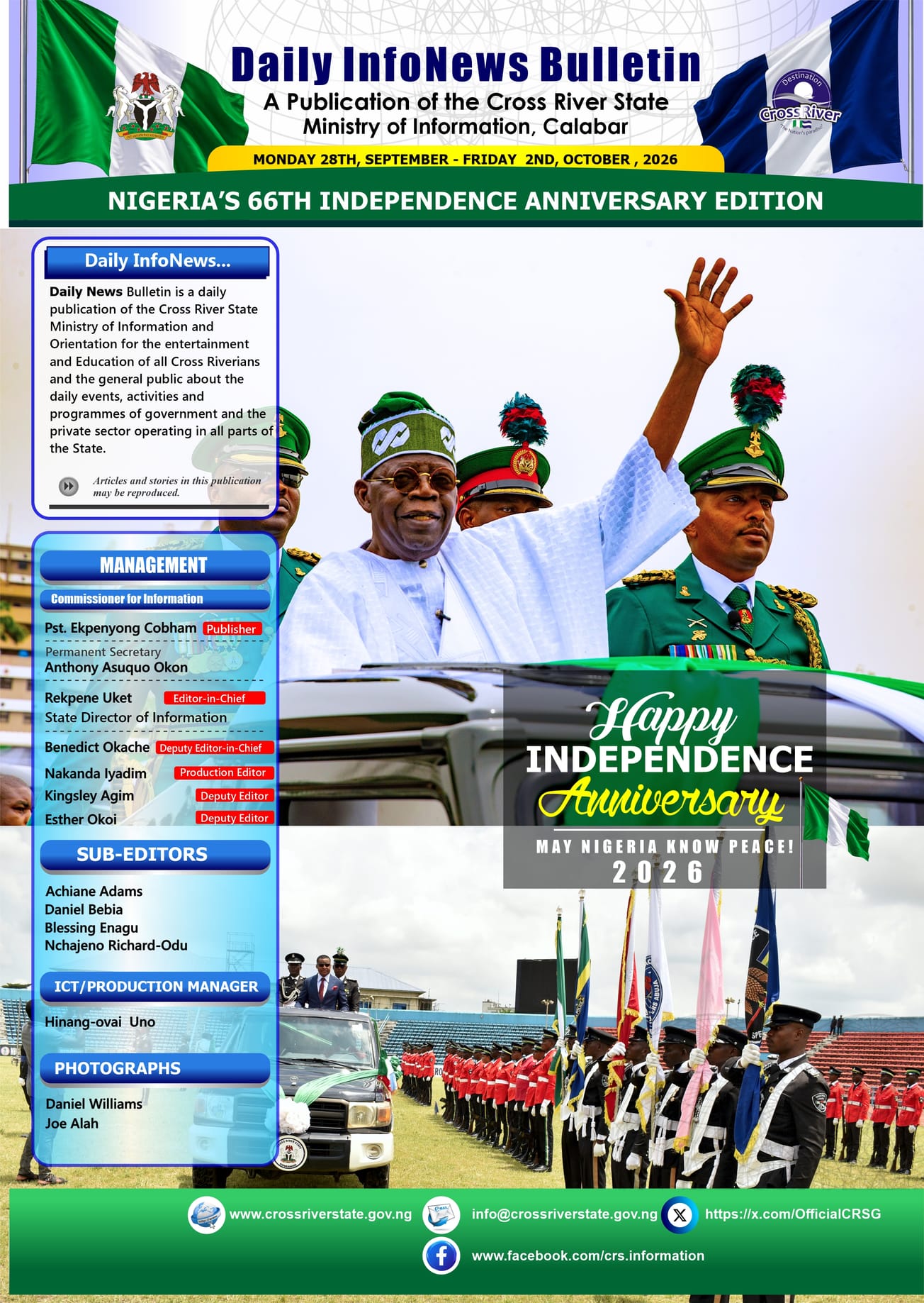 CROSS RIVER STATE DAILY NEWS CHANNEL 24/7