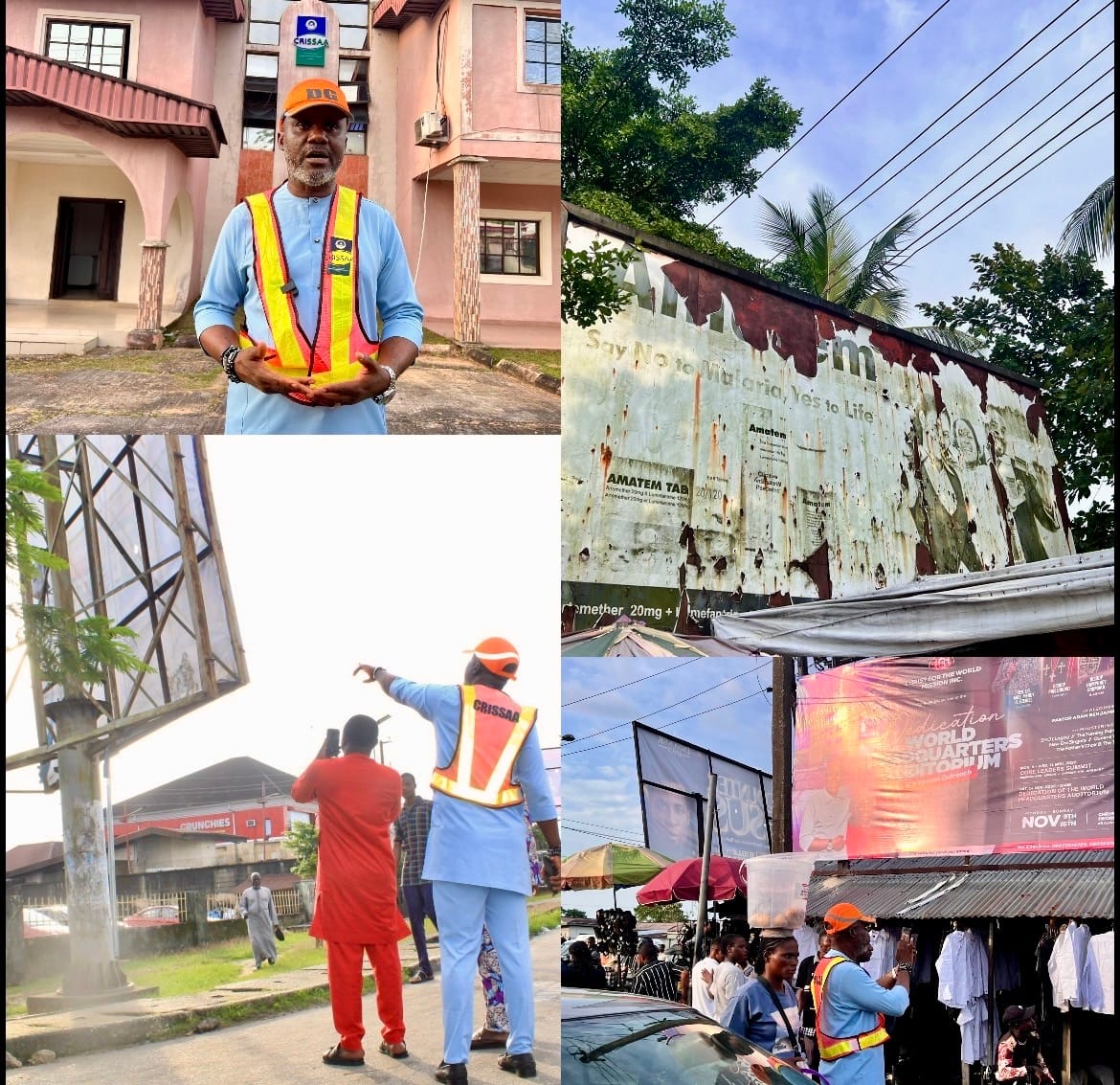 CRISSAA to Remove Ad Materials From Unsafe Billboards in 72 Hours