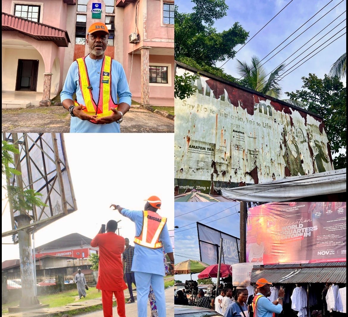 CRISSAA to Remove Ad Materials From Unsafe Billboards in 72 Hours