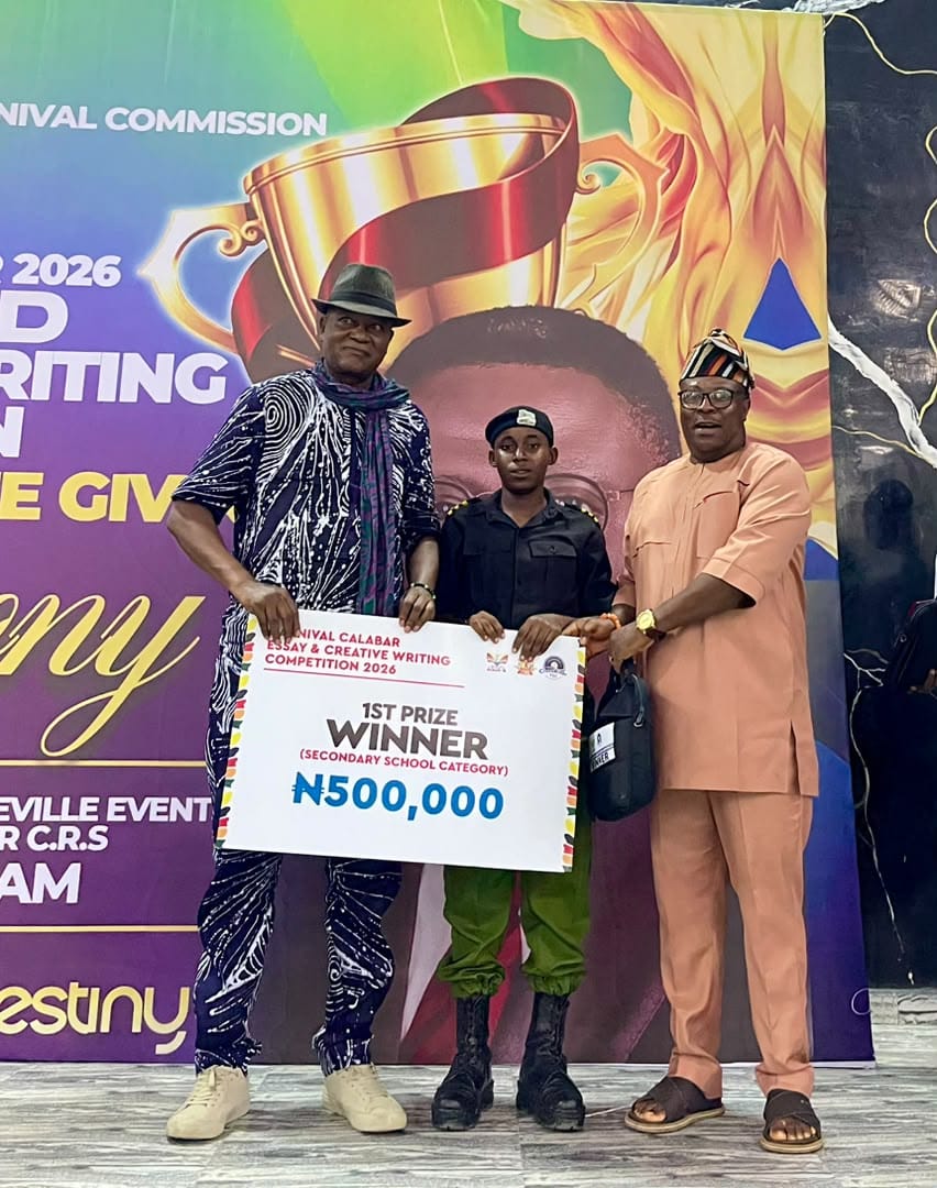 Carnival Calabar 2026 Essay and Creative Writing Competition Celebrates Young Writers